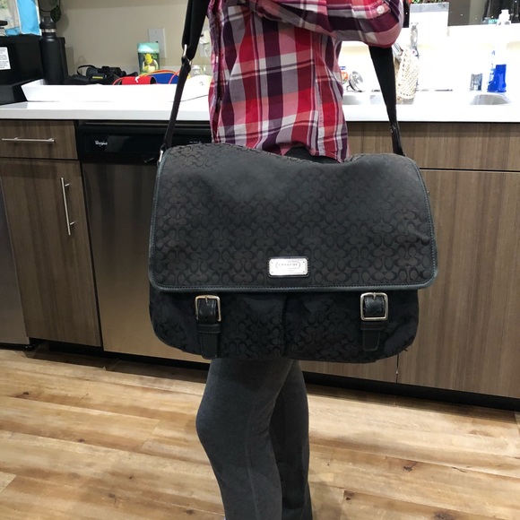 Coach Handbags - Coach Black Messenger Bag